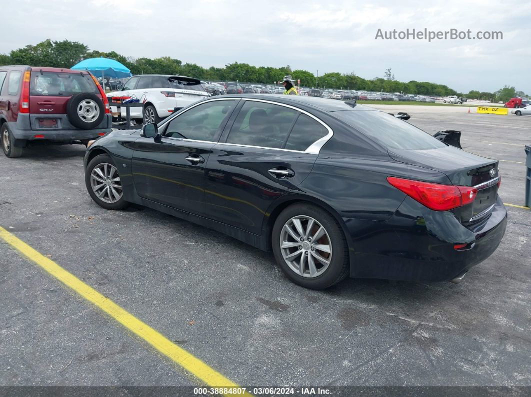 2014 Infiniti Q50   Черный vin: JN1BV7AP7EM673031