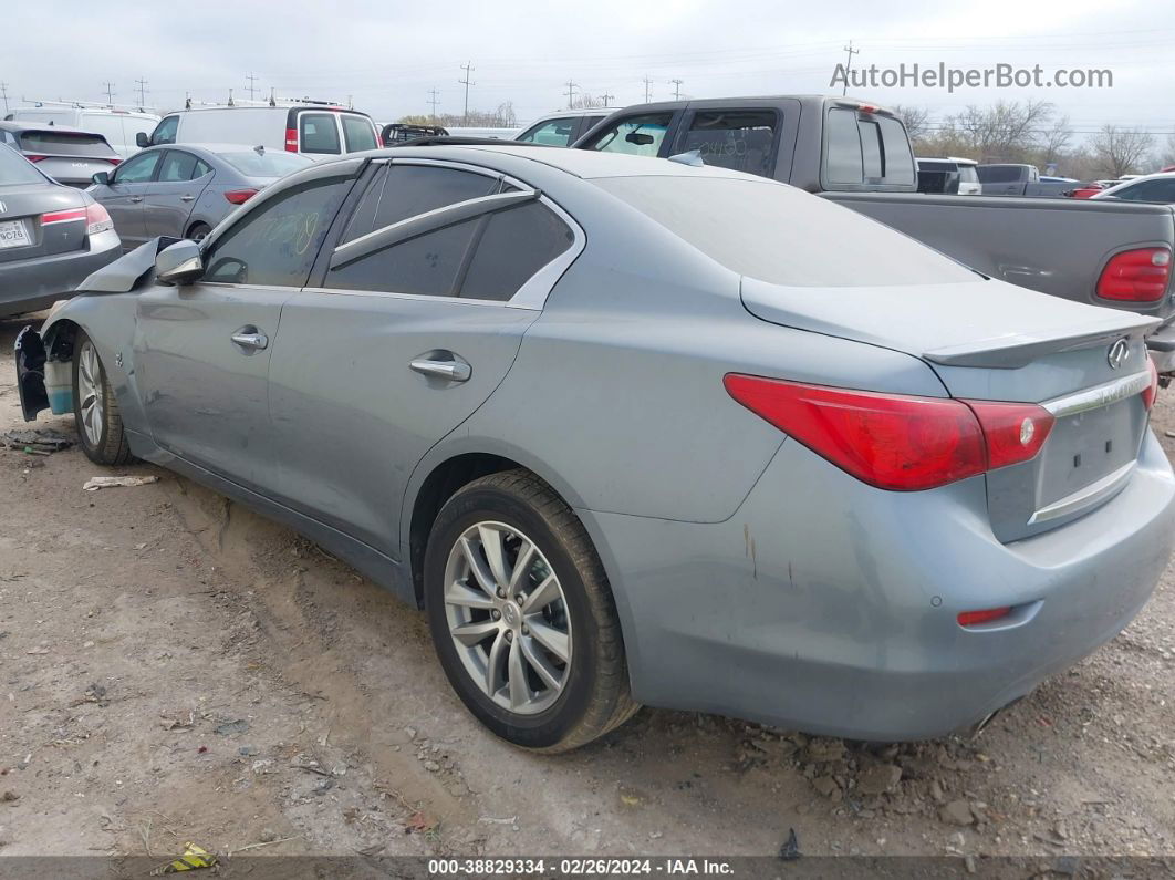 2014 Infiniti Q50 Premium Серебряный vin: JN1BV7AP7EM677273