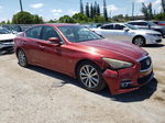 2014 Infiniti Q50 Base Red vin: JN1BV7AP7EM685504