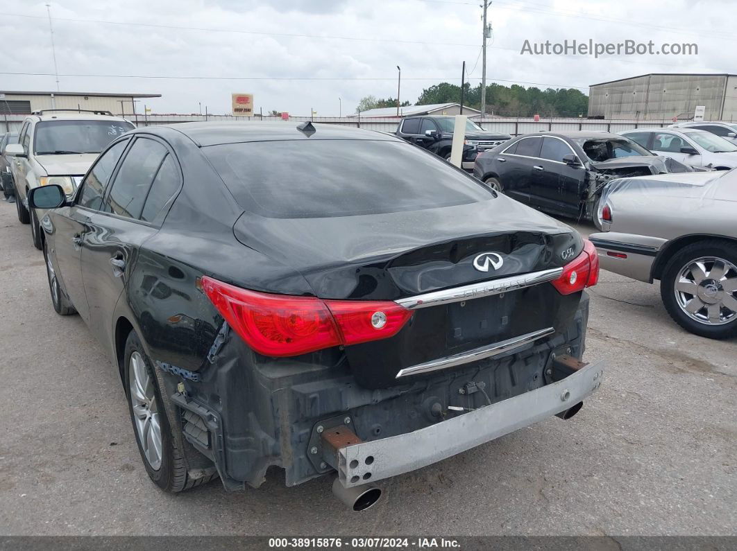 2014 Infiniti Q50   Черный vin: JN1BV7AP7EM688970