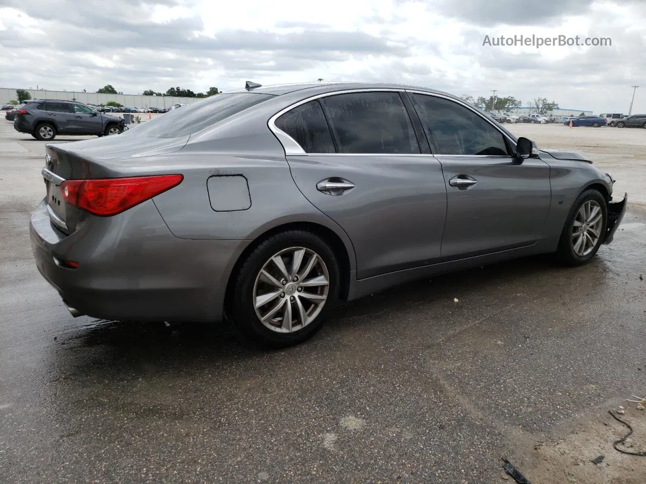 2015 Infiniti Q50 Base Серый vin: JN1BV7AP7FM337168