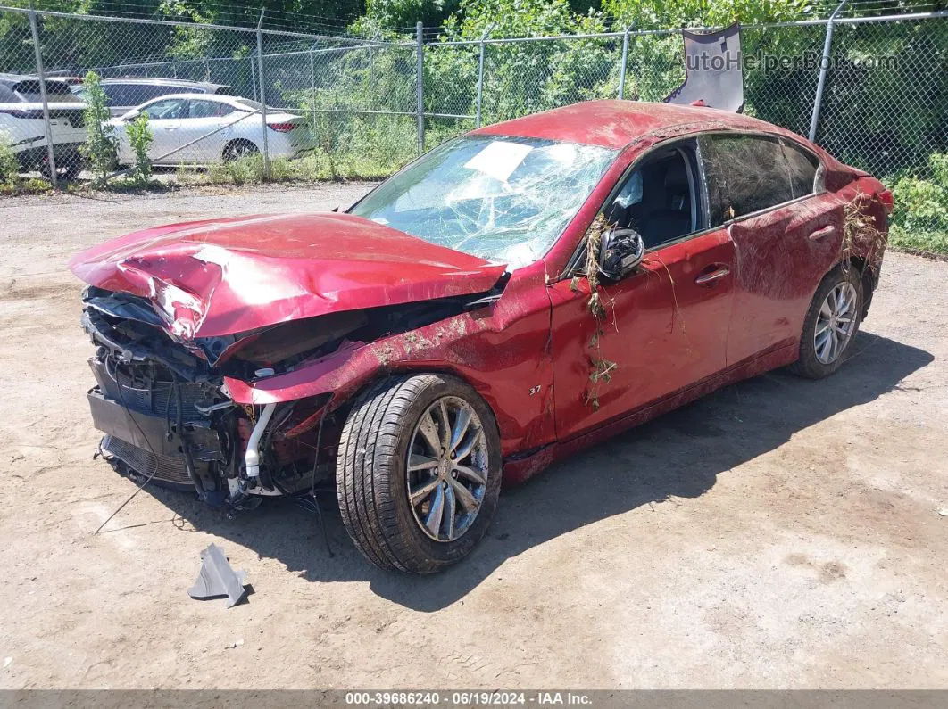 2015 Infiniti Q50   Red vin: JN1BV7AP7FM338174