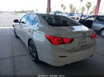 2015 Infiniti Q50 Sport White vin: JN1BV7AP7FM345271