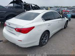 2015 Infiniti Q50 Premium White vin: JN1BV7AP7FM346243