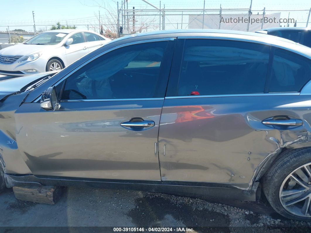 2015 Infiniti Q50 Sport Gray vin: JN1BV7AP7FM346968