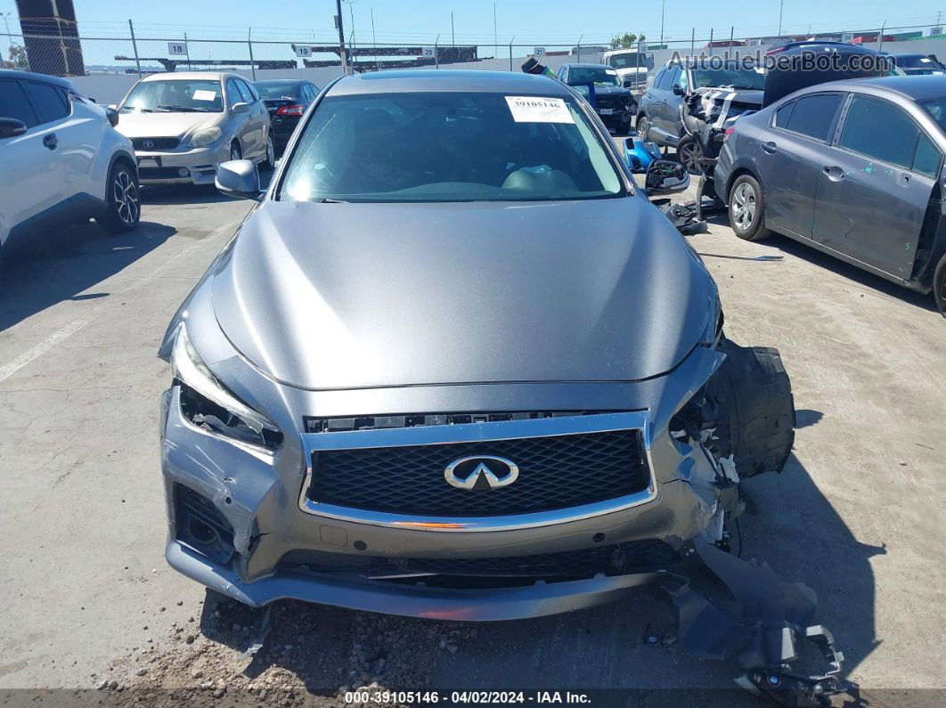 2015 Infiniti Q50 Sport Gray vin: JN1BV7AP7FM346968