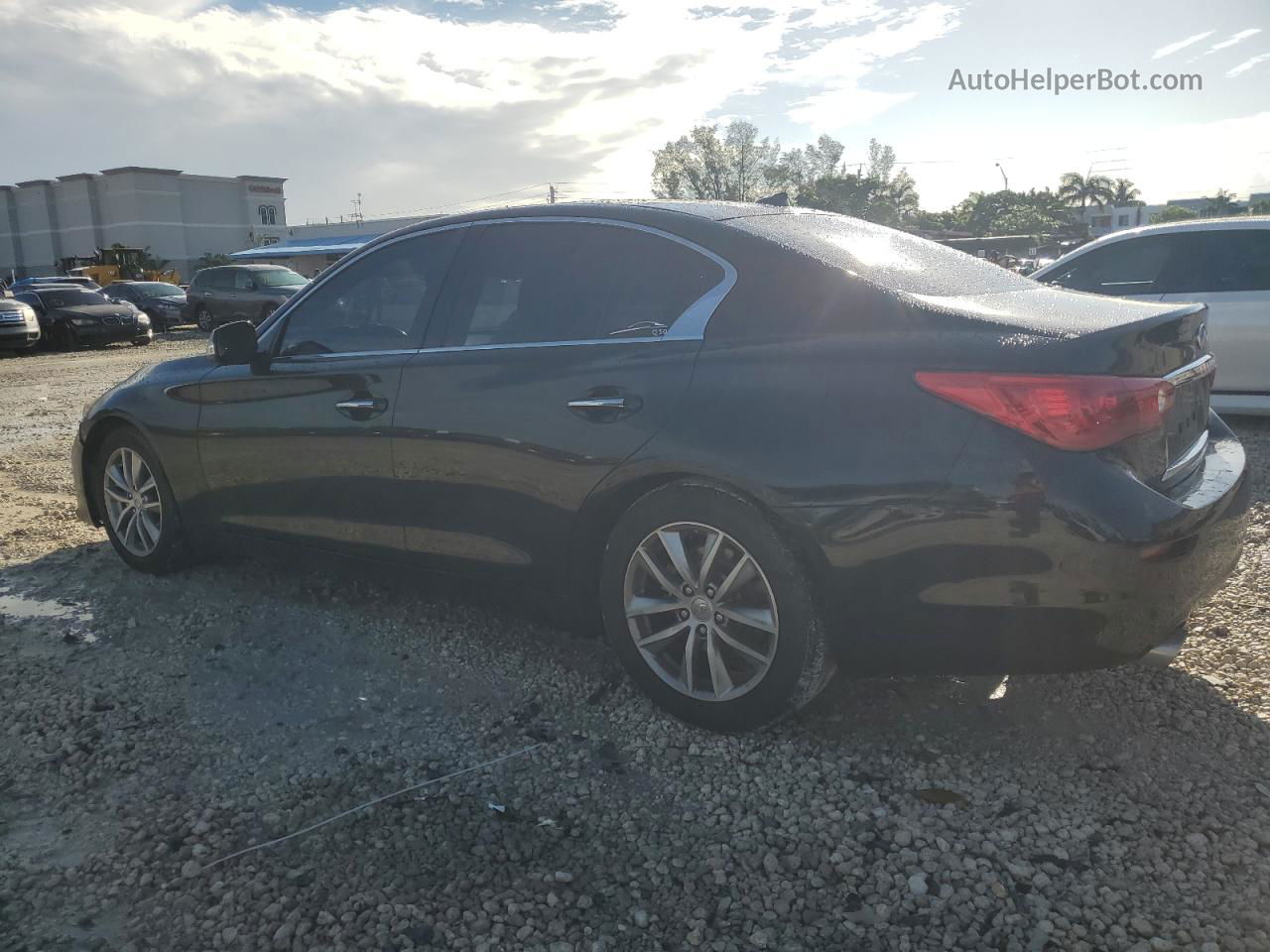 2015 Infiniti Q50 Base Black vin: JN1BV7AP7FM347098