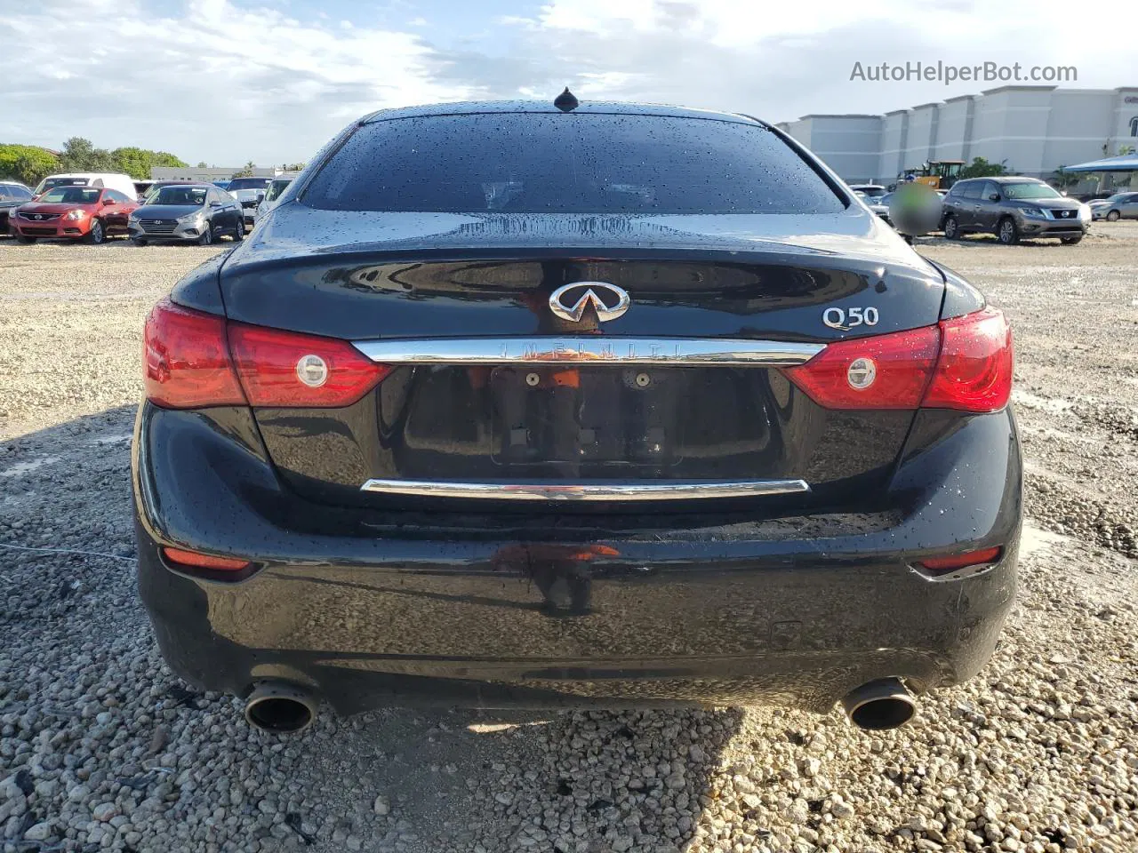 2015 Infiniti Q50 Base Black vin: JN1BV7AP7FM347098