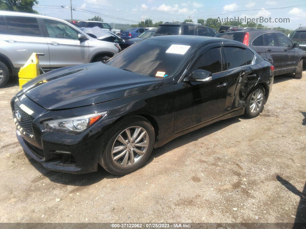 2014 Infiniti Q50 Premium Черный vin: JN1BV7AP8EM689223