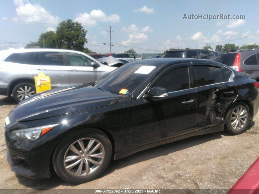 2014 Infiniti Q50 Premium Черный vin: JN1BV7AP8EM689223