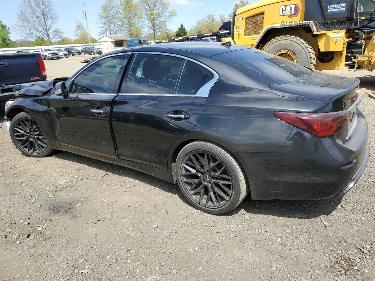 2015 Infiniti Q50 Base Black vin: JN1BV7AP8FM341181