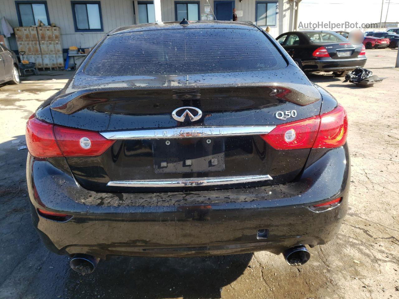 2015 Infiniti Q50 Base Черный vin: JN1BV7AP8FM341231