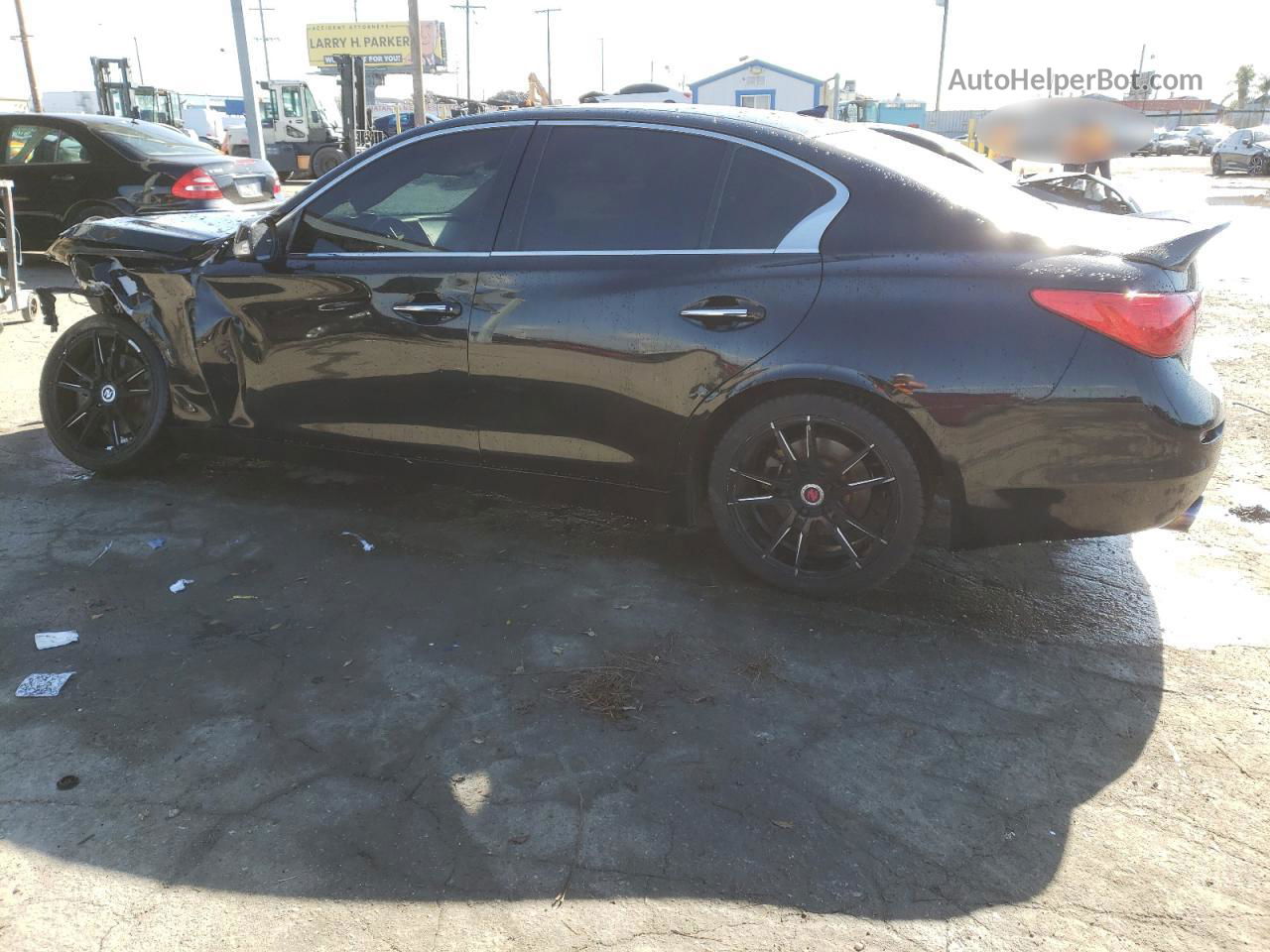 2015 Infiniti Q50 Base Черный vin: JN1BV7AP8FM341231