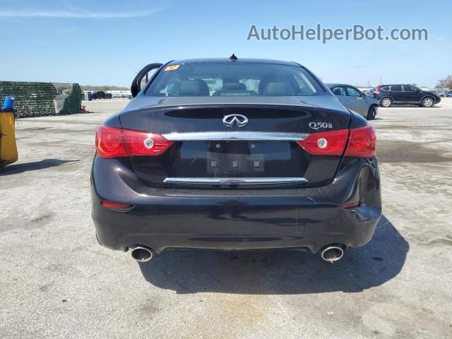 2015 Infiniti Q50 Base Black vin: JN1BV7AP8FM342900