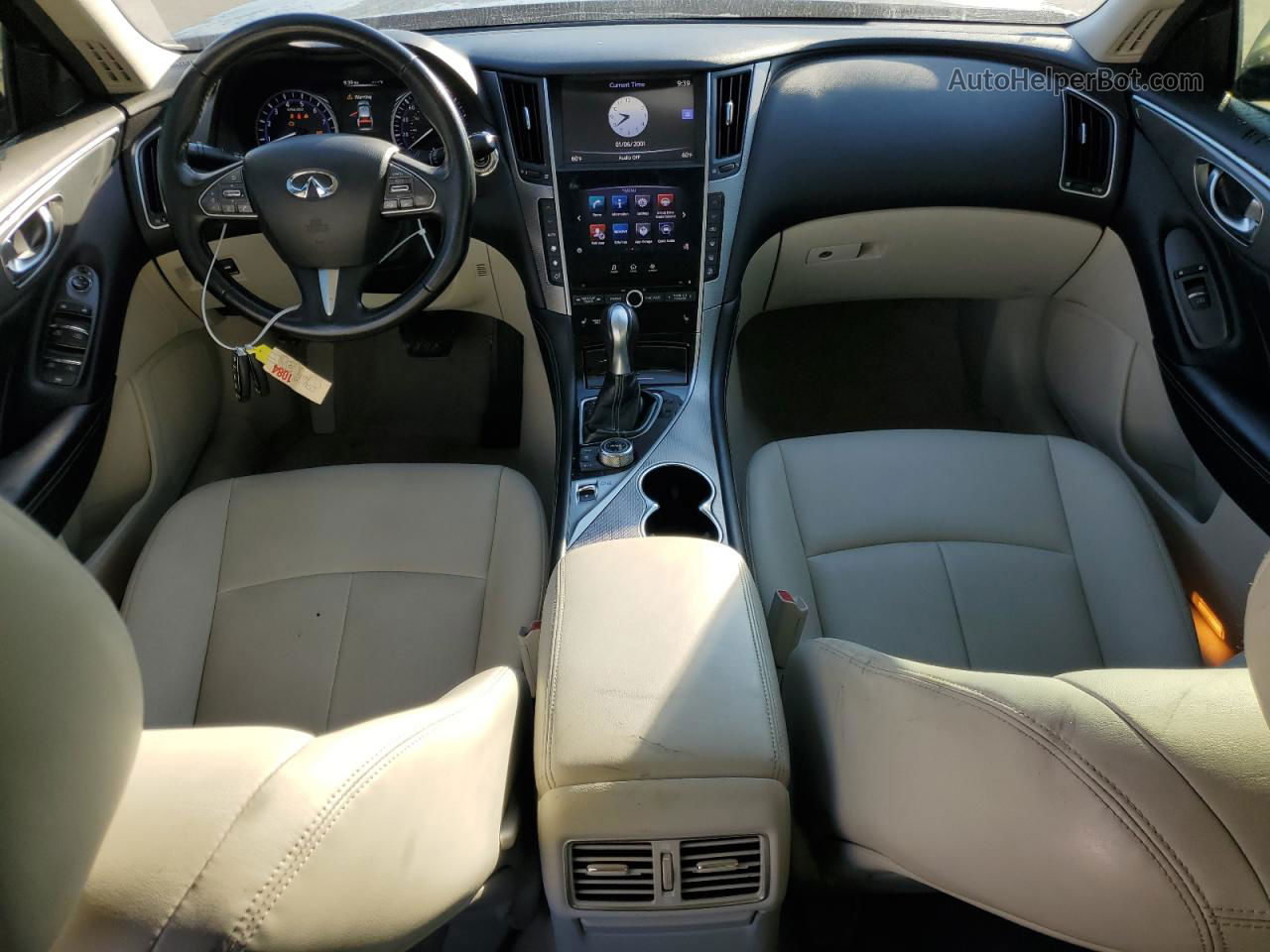 2015 Infiniti Q50 Base Серый vin: JN1BV7AP8FM349944