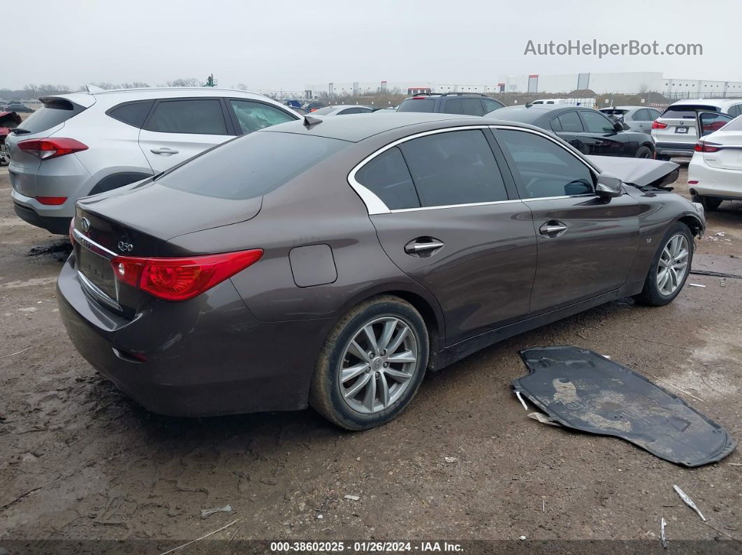 2015 Infiniti Q50 Premium Коричневый vin: JN1BV7AP8FM351645