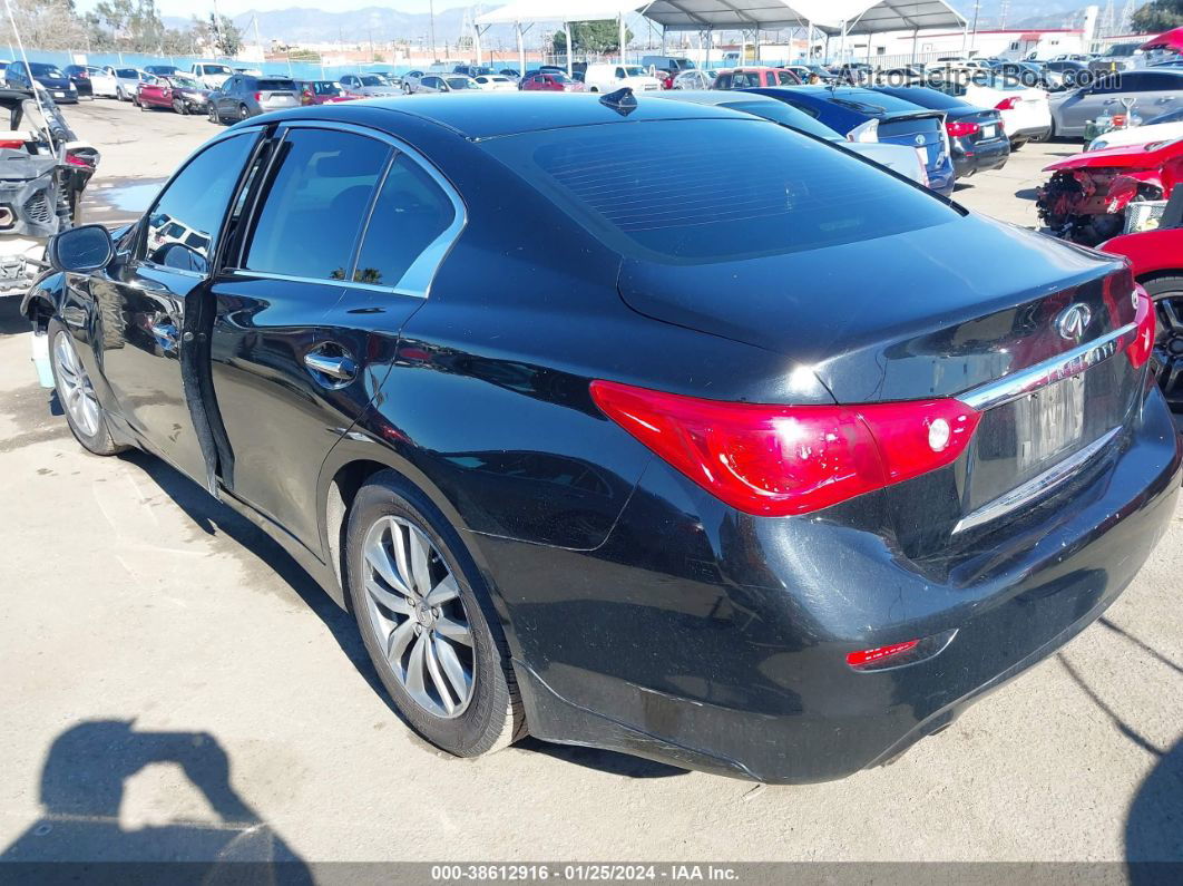 2015 Infiniti Q50 Premium Black vin: JN1BV7AP8FM353587