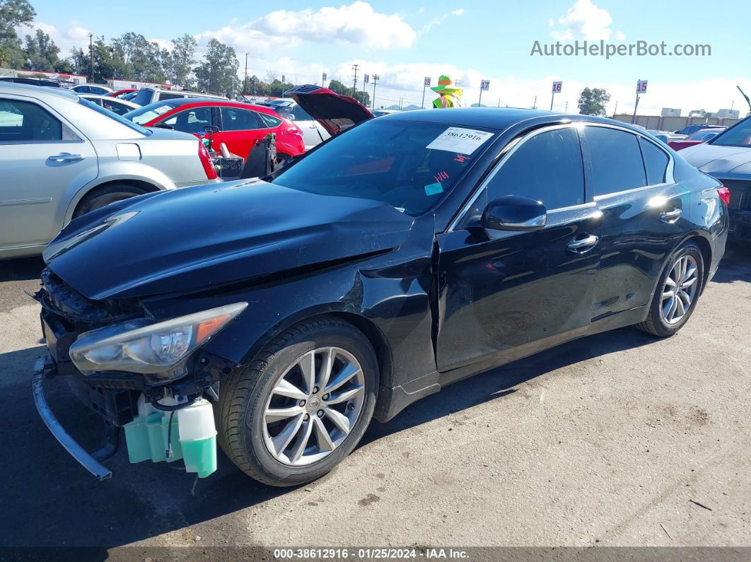 2015 Infiniti Q50 Premium Черный vin: JN1BV7AP8FM353587