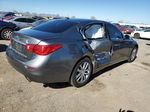 2015 Infiniti Q50 Base Charcoal vin: JN1BV7AP8FM358966