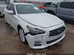 2014 Infiniti Q50 Premium Белый vin: JN1BV7AP9EM675041