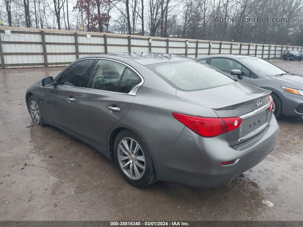 2014 Infiniti Q50   Silver vin: JN1BV7AP9EM681096