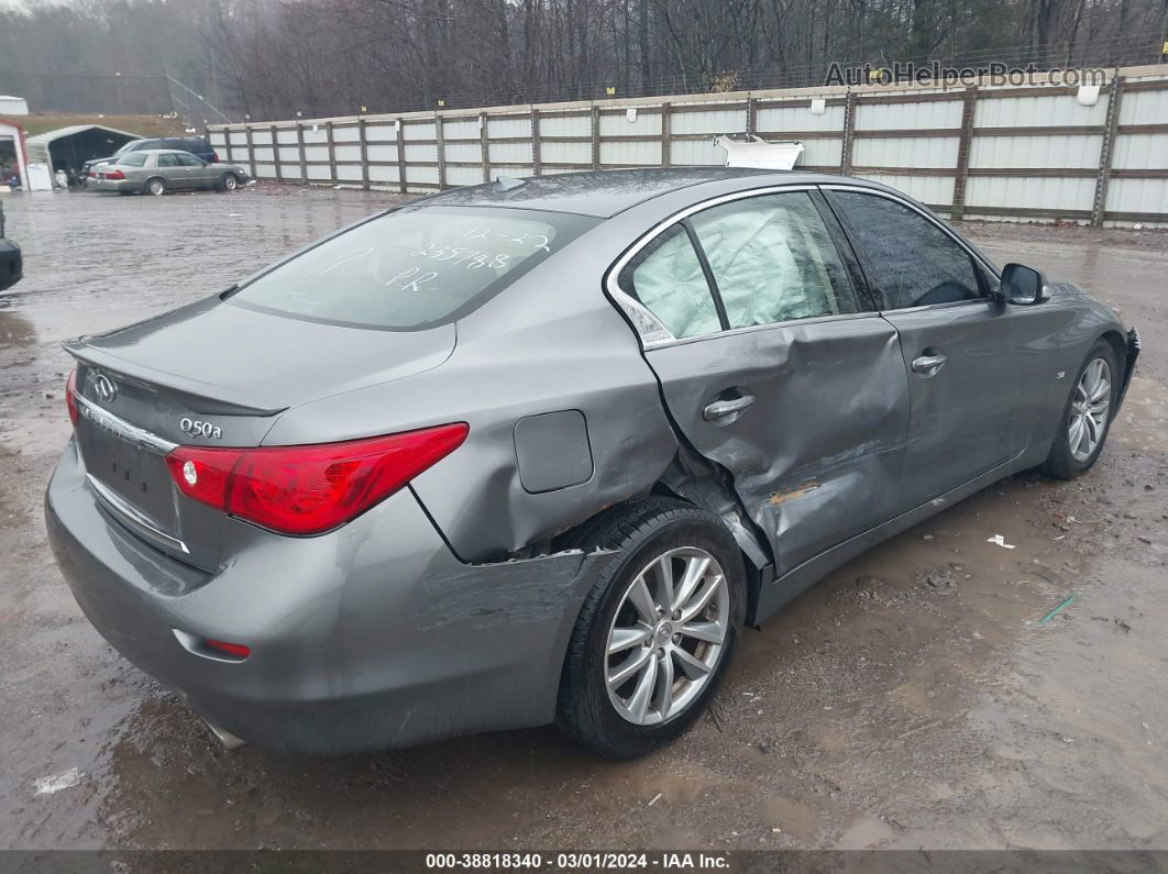 2014 Infiniti Q50   Silver vin: JN1BV7AP9EM681096