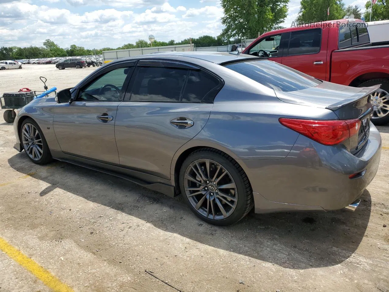 2014 Infiniti Q50 Base Silver vin: JN1BV7AP9EM685021