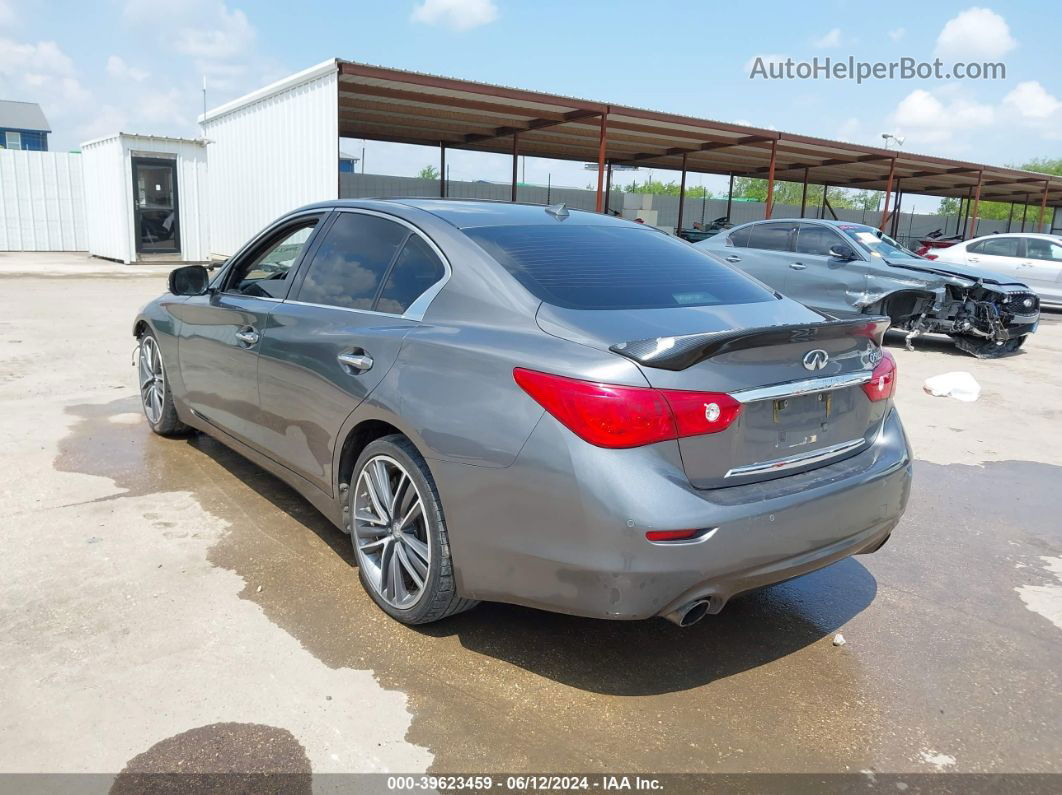 2014 Infiniti Q50 Sport Серый vin: JN1BV7AP9EM685813