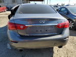 2014 Infiniti Q50 Base Gray vin: JN1BV7AP9EM691420