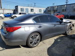 2014 Infiniti Q50 Base Gray vin: JN1BV7AP9EM691420