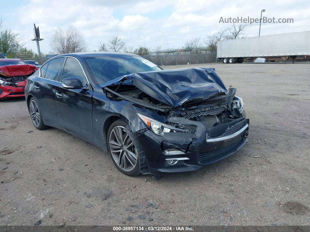 2014 Infiniti Q50 Premium Черный vin: JN1BV7AP9EM692969