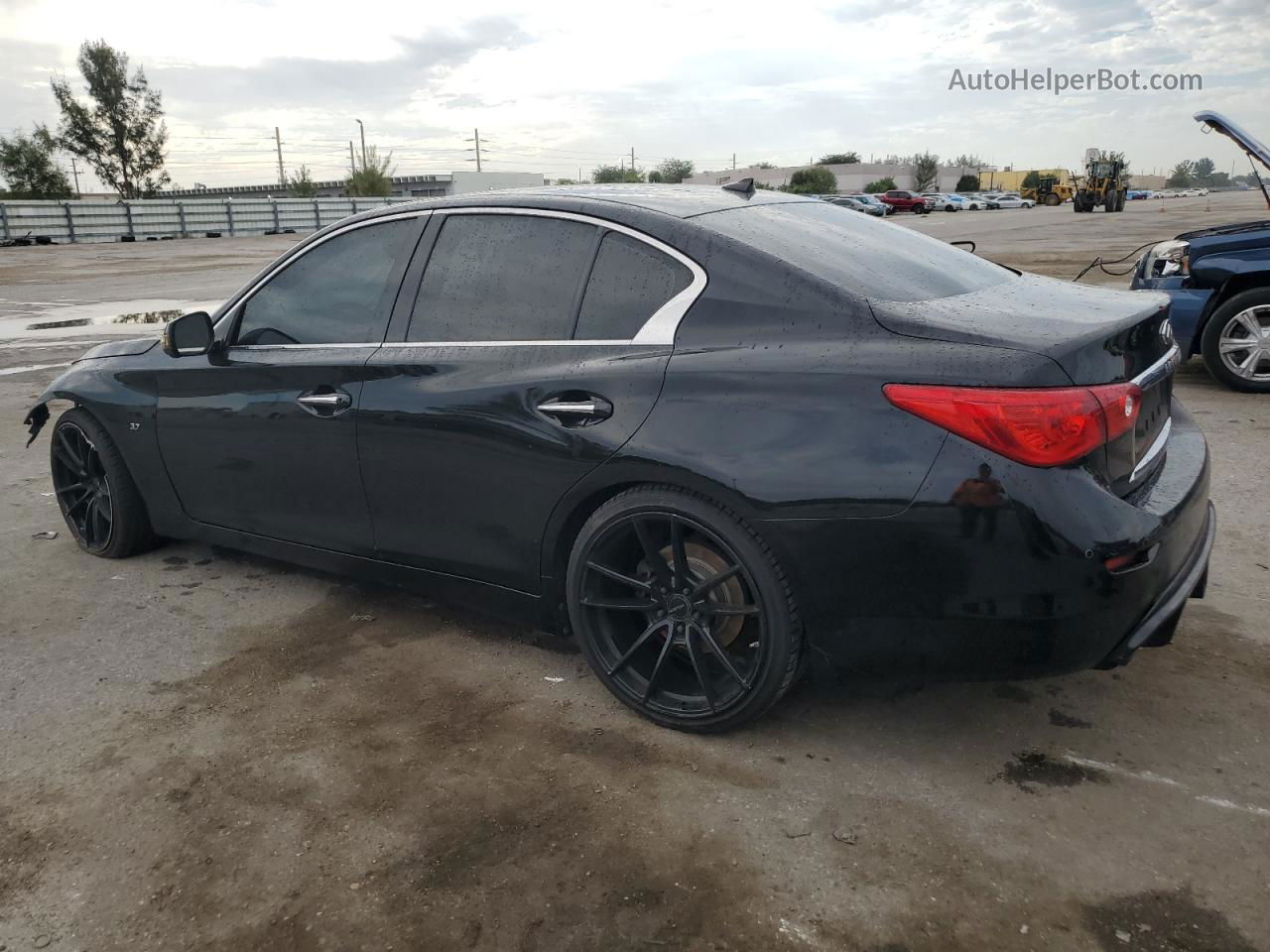 2015 Infiniti Q50 Base Черный vin: JN1BV7AP9FM332991