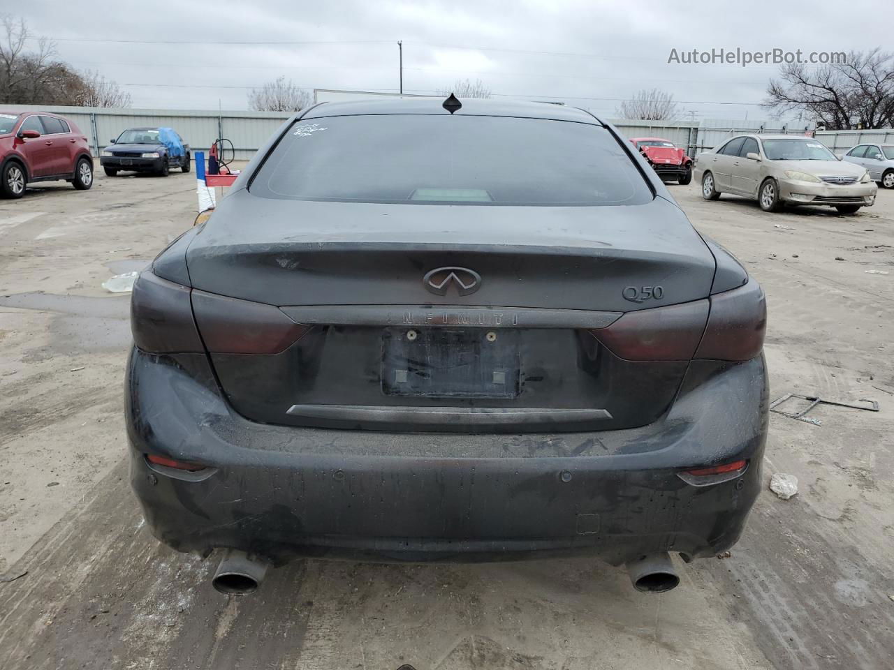 2014 Infiniti Q50 Base Черный vin: JN1BV7APXEM670995