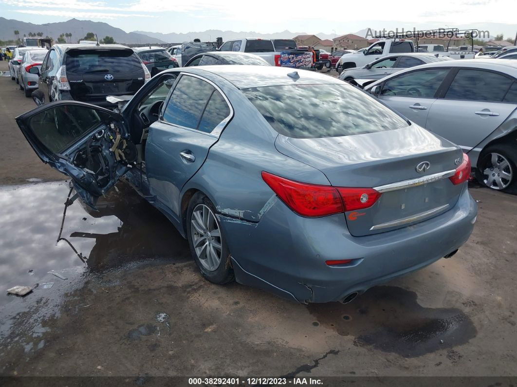 2014 Infiniti Q50 Premium Silver vin: JN1BV7APXEM676330