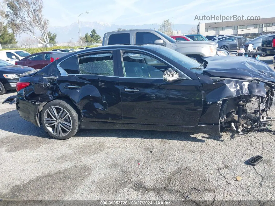 2014 Infiniti Q50 Sport Black vin: JN1BV7APXEM676750