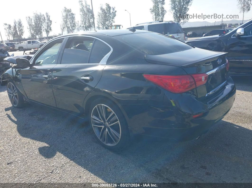 2014 Infiniti Q50 Sport Black vin: JN1BV7APXEM676750