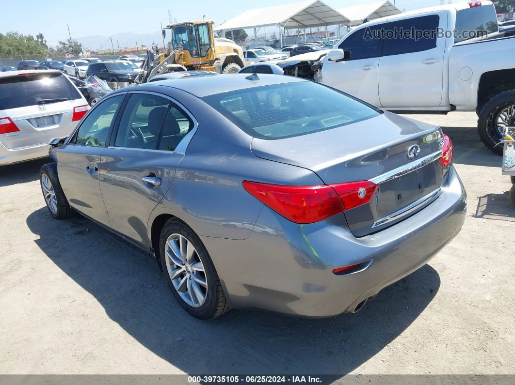 2014 Infiniti Q50 Premium Gray vin: JN1BV7APXEM678000