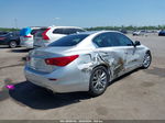 2014 Infiniti Q50 Premium Silver vin: JN1BV7APXEM678501