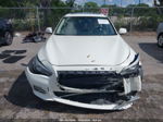 2014 Infiniti Q50 Premium White vin: JN1BV7APXEM680460