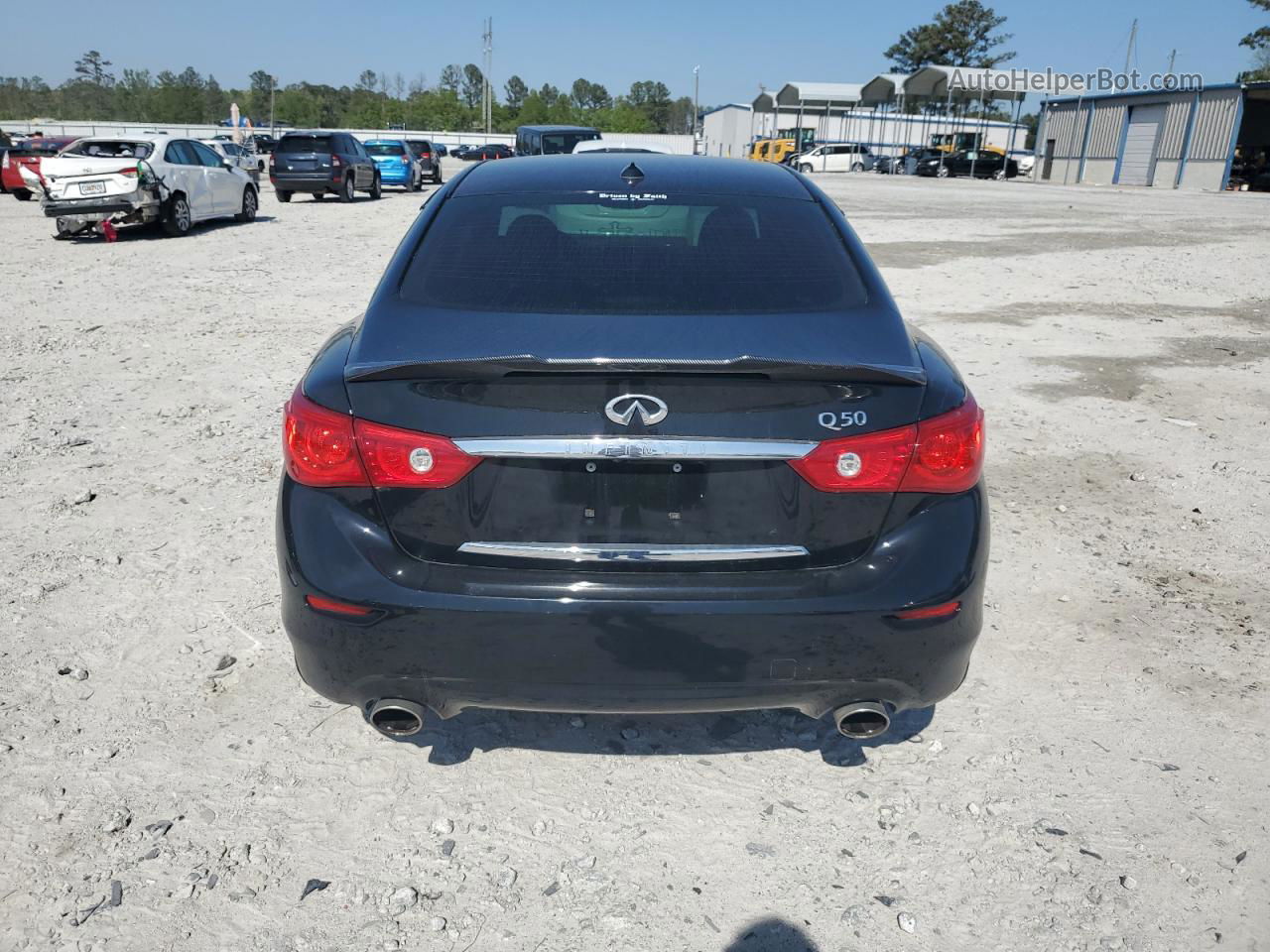 2014 Infiniti Q50 Base Black vin: JN1BV7APXEM682127