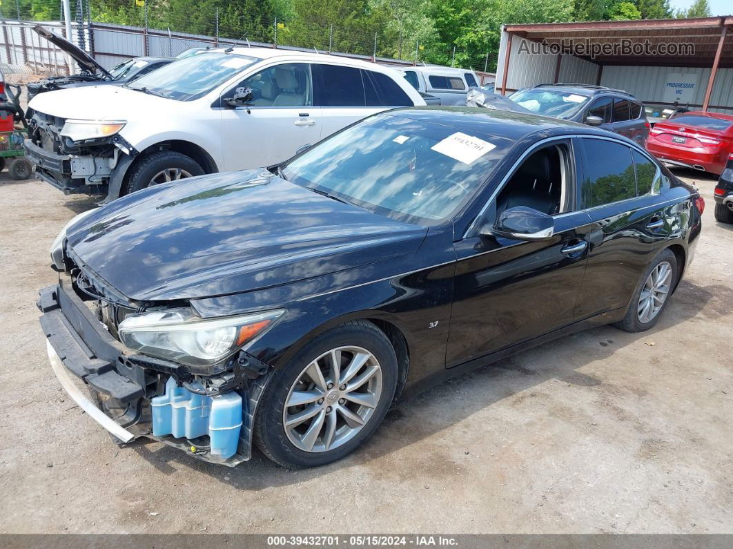 2014 Infiniti Q50 Premium Черный vin: JN1BV7APXEM683178