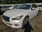 2014 Infiniti Q50 Base White vin: JN1BV7APXEM683777