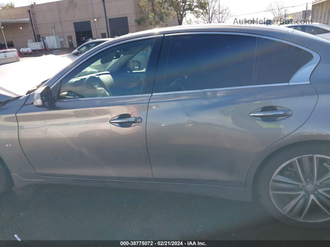 2014 Infiniti Q50 Premium Серый vin: JN1BV7APXEM684122