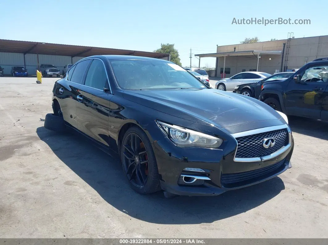 2014 Infiniti Q50 Premium Black vin: JN1BV7APXEM684220