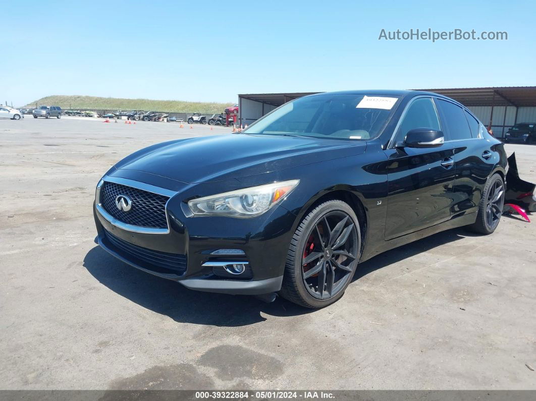 2014 Infiniti Q50 Premium Black vin: JN1BV7APXEM684220