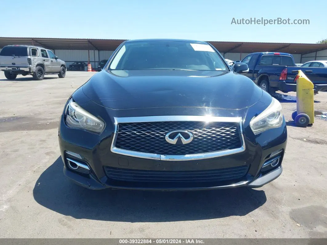 2014 Infiniti Q50 Premium Black vin: JN1BV7APXEM684220