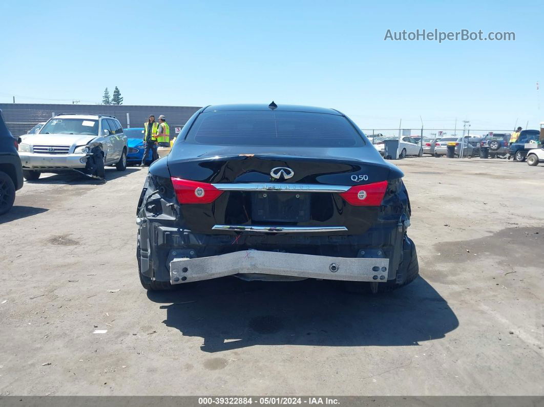 2014 Infiniti Q50 Premium Черный vin: JN1BV7APXEM684220