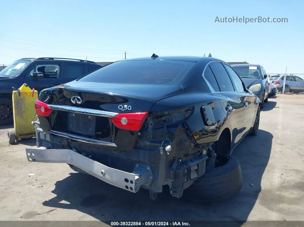 2014 Infiniti Q50 Premium Black vin: JN1BV7APXEM684220