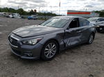 2014 Infiniti Q50 Base Gray vin: JN1BV7APXEM686890