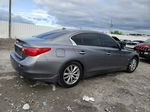 2014 Infiniti Q50 Base Gray vin: JN1BV7APXEM686890